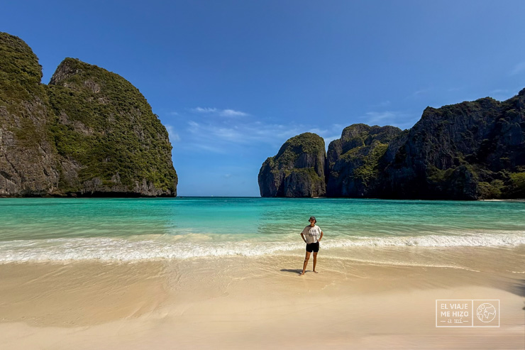 Gloria en Maya Bay