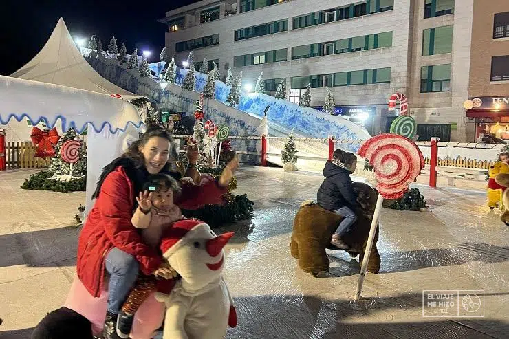 Actividades navideñas en el Parque del Tren de la Libertad de Gijón