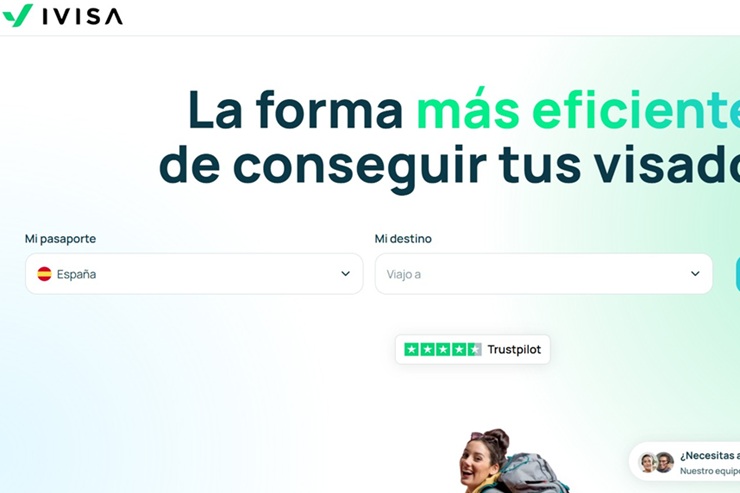 Web de la empresa de gestión de visados Ivisa en español