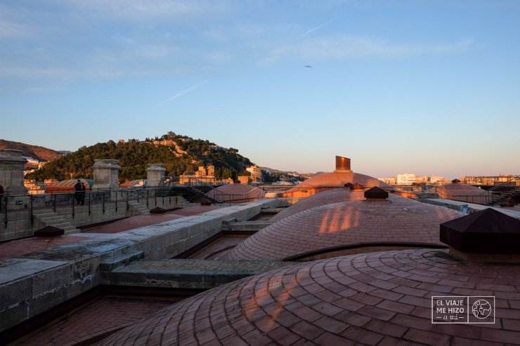 Terraza de las cubiertas de la Catedral de Málaga