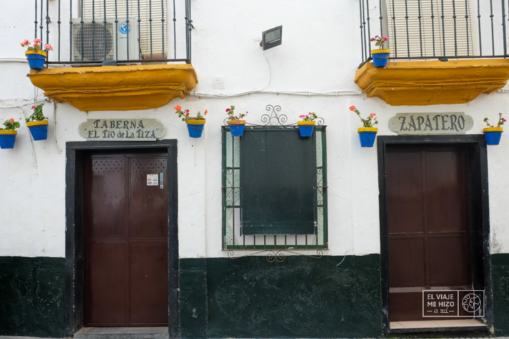 Una casa tradicional en el barrio del Pópulo