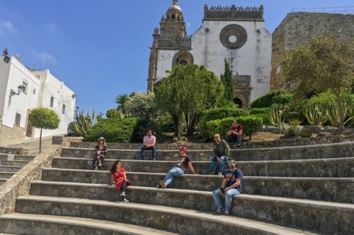 Unos bloggers decidiendo qué hacer en Medina Sidonia