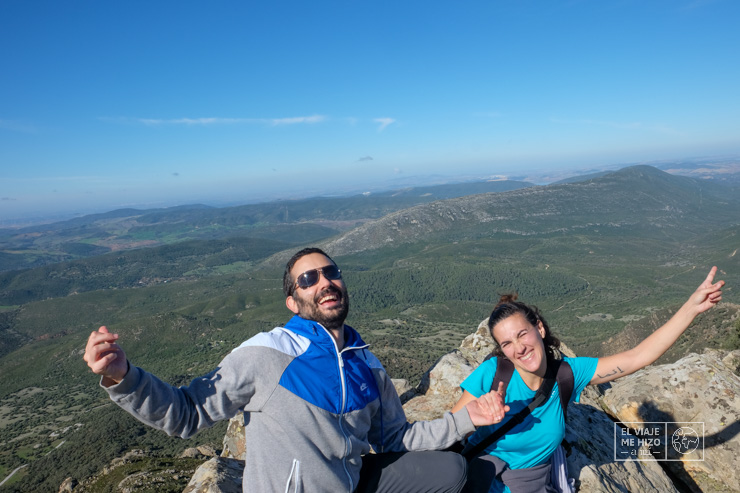Cima del Pichacho en la ruta por Los Alcornocales