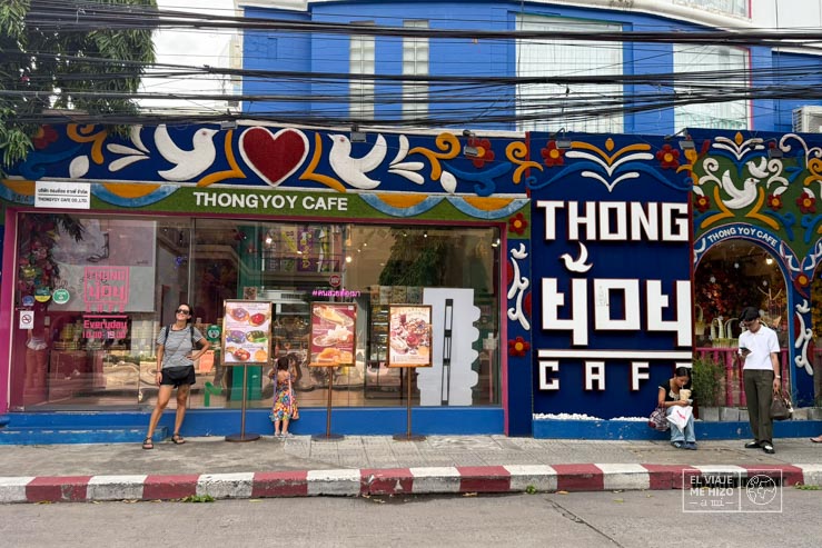 Cafetería en el Barrio de Ari, el más hipster de Bangkok