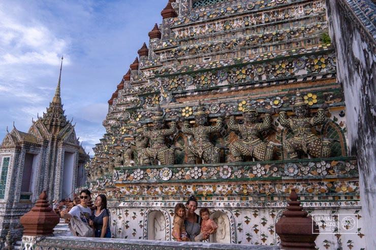 Parte superior del Wat Arun