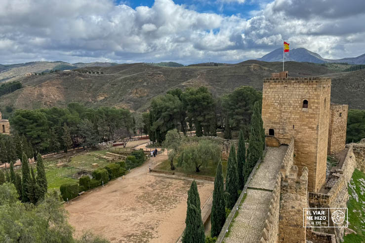 Vista interior de la Alcazaba de Antequera