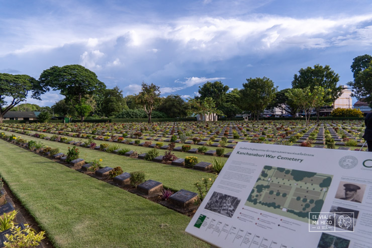 Cementerio de DonRak en Kanchanaburi