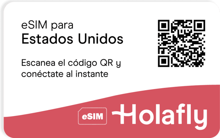 eSIM de Holafly para Estados Unidos por código QR