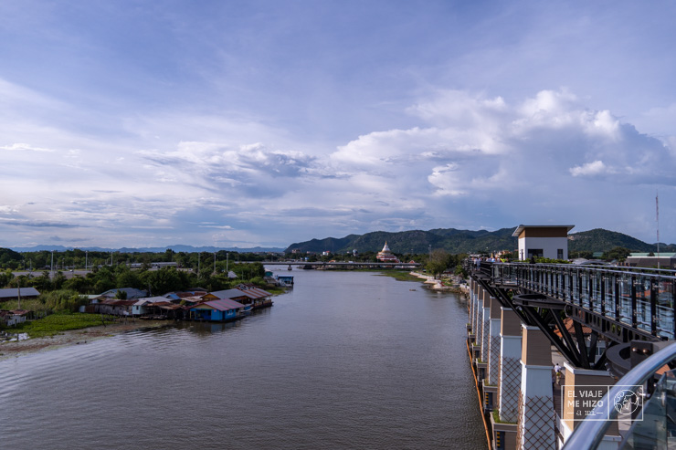 Vistas del río Kway desde el Skywalk Muang