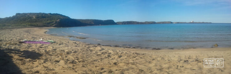 Completamente solos en Cala Tortuga