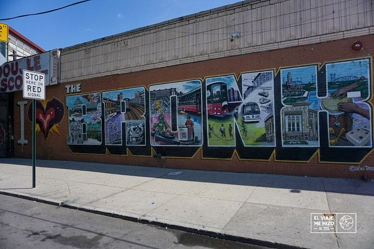 Murales por el Bronx de Nueva York