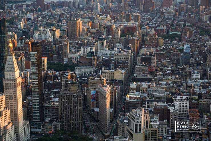 Vistas desde lo alto del Empire State Building