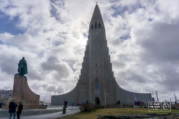 Iglesia de Hallgrímskirkja desde la Hallgrímskirkja