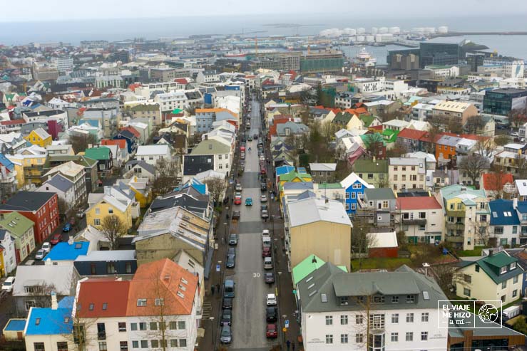Qué ver en Reikiavik: vista desde la torre de la Hallgrímskirkja