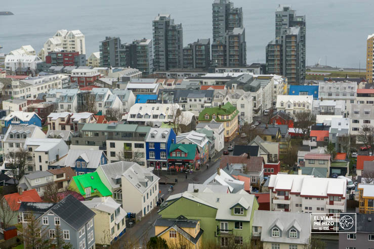 Vistas de Reikiavik desde la