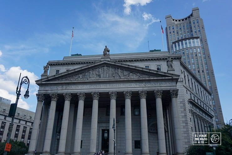 Wall Street: palacio de justicia
