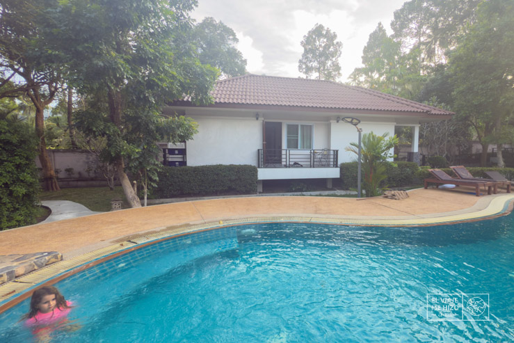 Piscina ideal para niños en Koh Samui