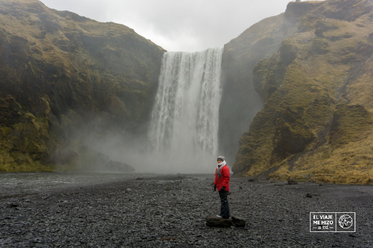 Cascada de Skógafoss en Islandia